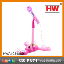 Hot Selling plastic funny with light and music microphone toy